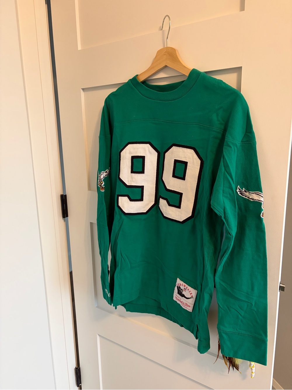 Men's Mitchell & Ness eagles crew neck